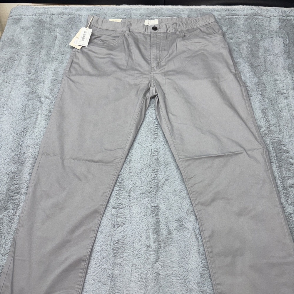 Civil Society Men's Alden Tailored Sateen Pants Mild Gray 34x34 NWT